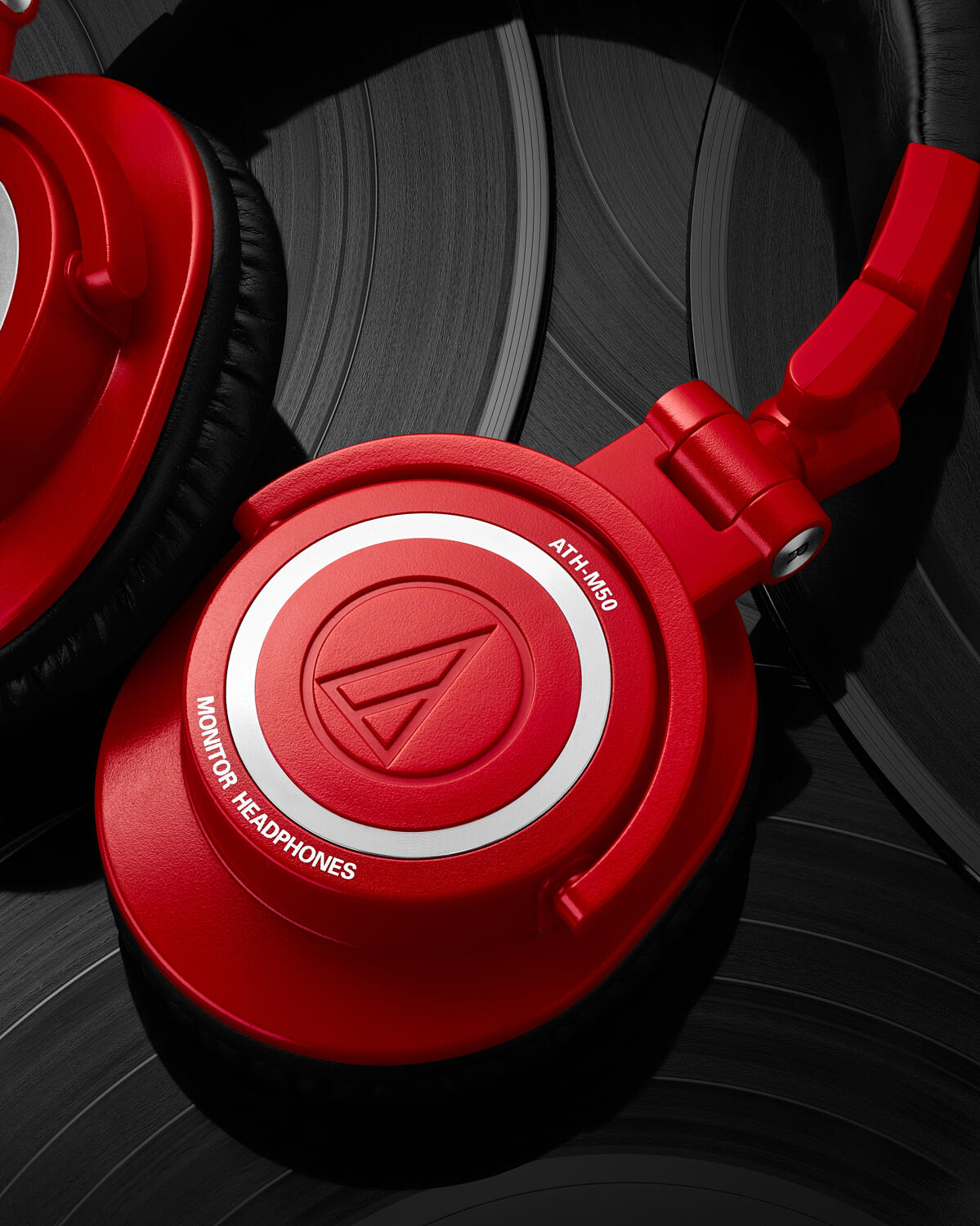 Audio-Technica Headphones on Vinyl by Arie Cooper Audio-Technica Headphones on Vinyl by Arie Cooper
