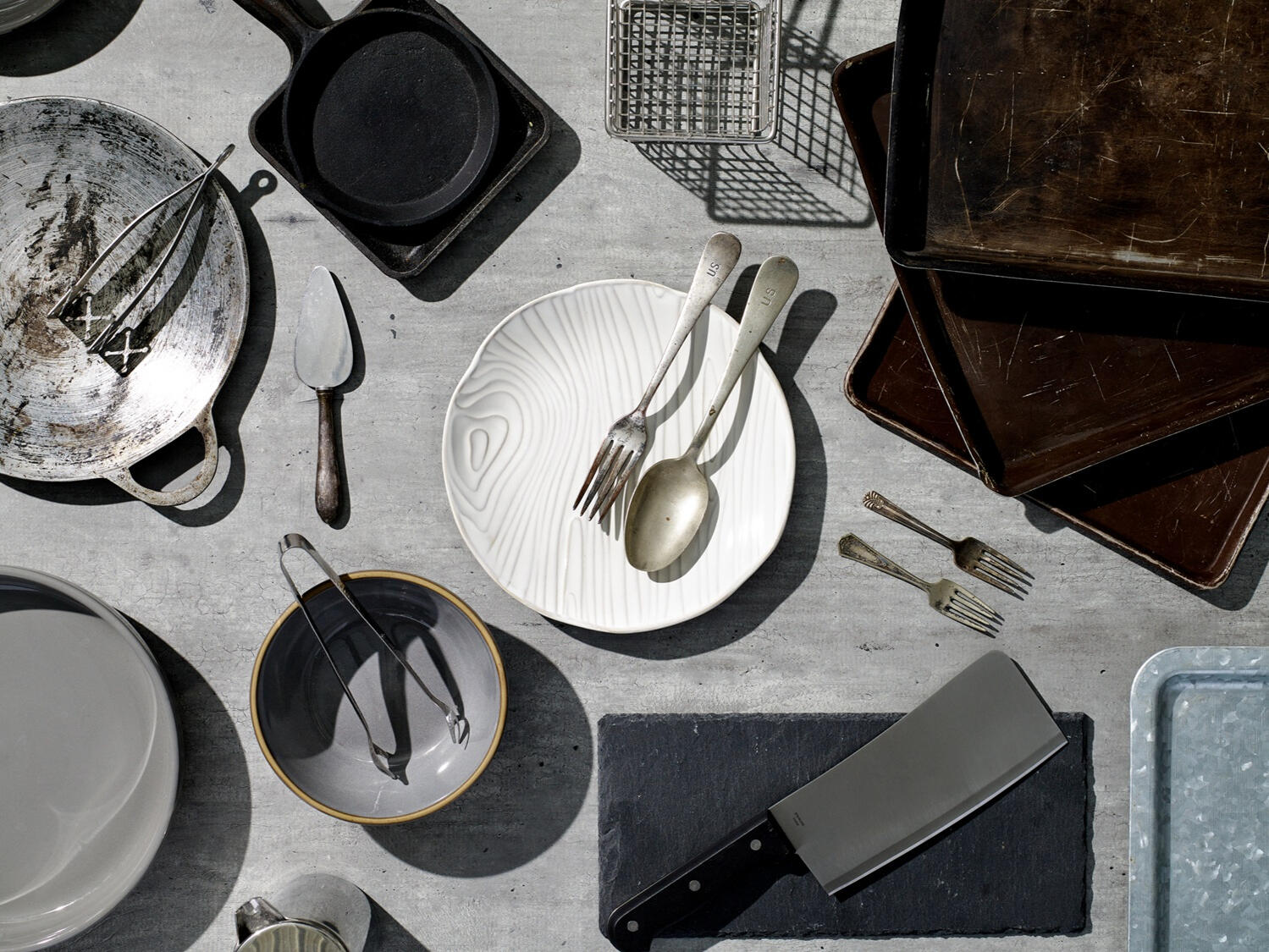 Light Grey Food Props by Arie Cooper Light Grey Food Props by Arie Cooper